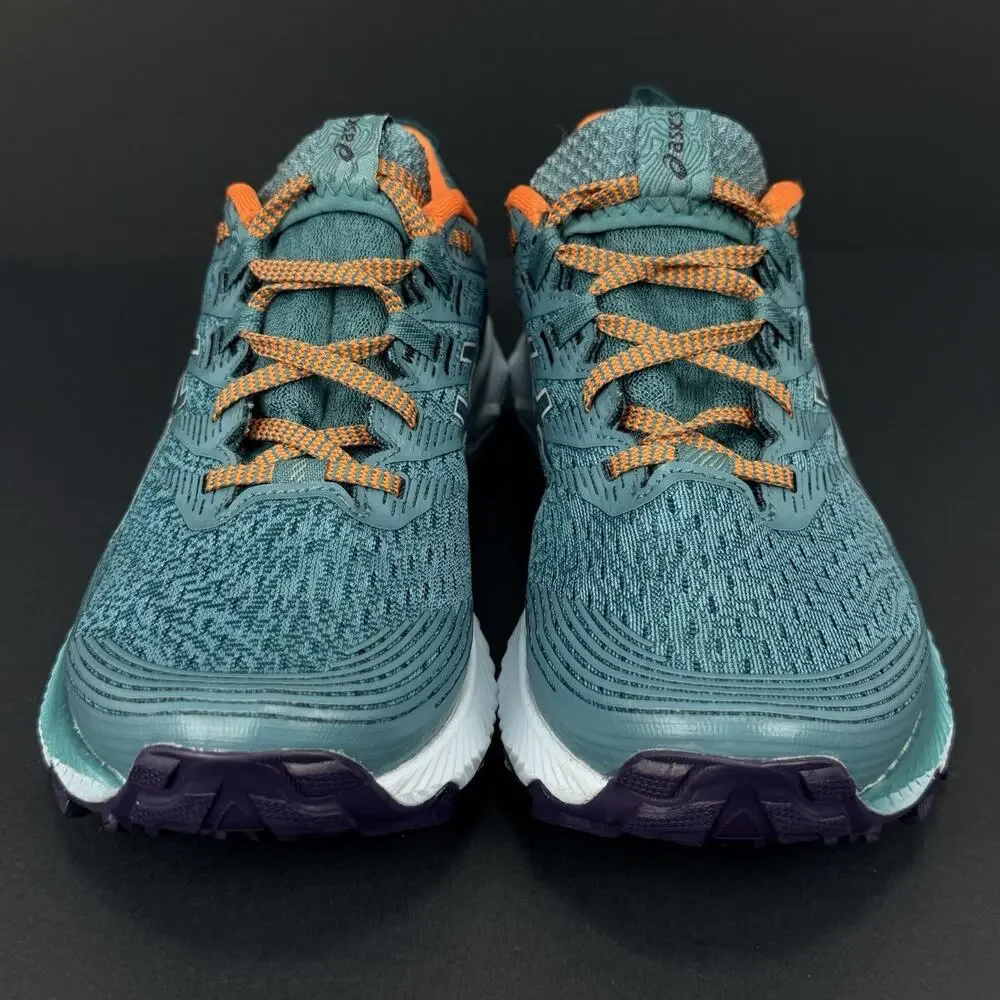 🔥 ASICS Gel Trabuco 10 Women’s 7.5 Misty Pine Soft Sky Trail Running Shoes
